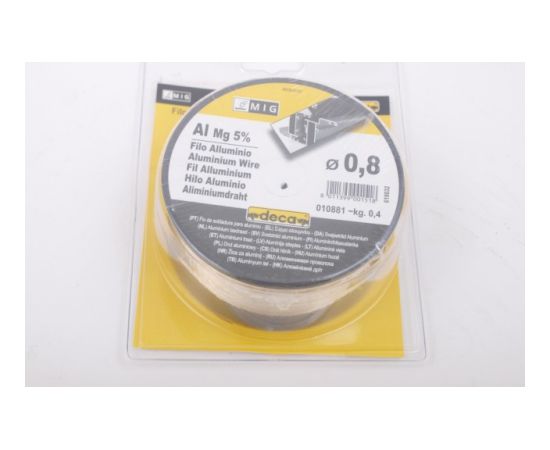 Deca Stieple alumīnijam Mg 5% 0.8mm/0.4kg Metinātāmie aparāti