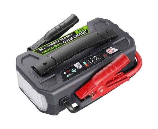 LOKITHOR 12V 74.2Wh 3250A LiFePO4 starta palīgiekārta Akumulatoru lādētāji, starteri