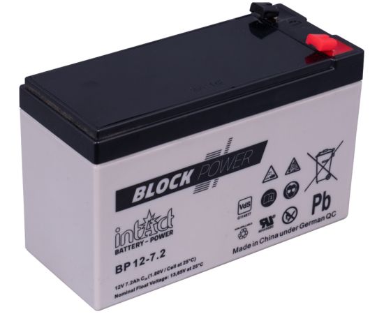 Intact Block-Power 12 V 7.2Ah (c20) 151x65x98 3/S-4.8 EAN4250227551205 Akumulatori