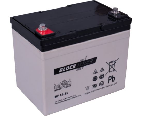 Intact Block-Power 12 V 35Ah (c20) 195x130x167 1/F-M6 EAN4250227552868 Akumulatori