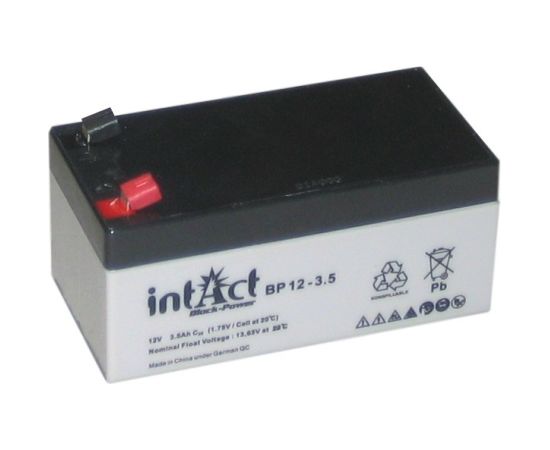 Intact Block-Power 12 V 3,5Ah (c20) 134x67x64 4/S-4.8 EAN4250227551182 Akumulatori