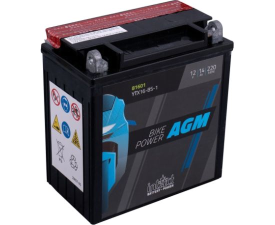 150 x 87 x 160 + - Intact Bike Power AGM 12V 14Ah(c20) 220A(EN) CTX16-BS-1 EAN4250227523103 Akumulatori