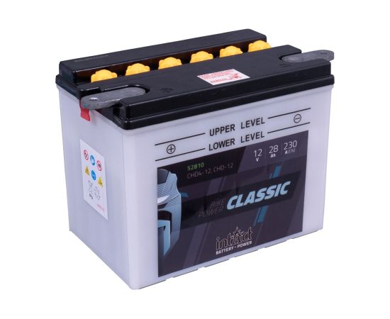 205 x 130 x 165 + - Intact Bike Power 12V 28Ah(c20) 230A(EN) CHD4-12 CHD-12 IZPĀRDOŠANA EAN425022752 Akumulatori