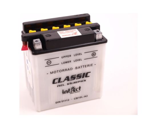 136 x 91 x 146 - + Intact Bike Power 12V 11Ah(c20) 90A(EN) CB10L-A2 EB10L-A2 EAN4250227522397 Akumulatori