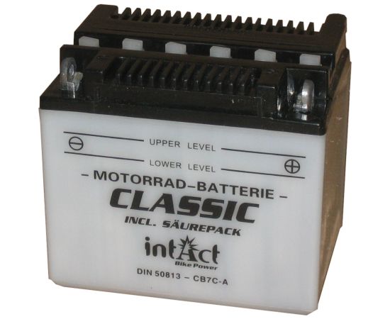 137 x 76 x 134 + - Intact Bike Power 12V 8Ah(c20) 40A(EN) CB7-A 12N7-4A LI-01 EB7-A EAN4250227522625 Akumulatori