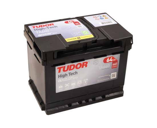 TUDOR HIGH-TECH TA640 12V 64Ah 640A(EN) 242x175x190 0/1 EAN3661024054225 Akumulatori