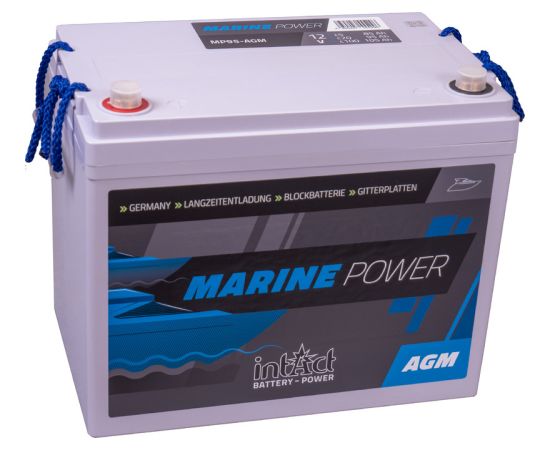 Intact MARINE POWER DEEP CYCLE AGM 12V 85Ah (c5), 95Ah (c20), 105Ah (c100) 261x168x219 1/1 EAN425022 Akumulatori