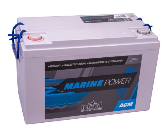 Intact MARINE POWER DEEP CYCLE AGM 12V 110Ah (c5), 114Ah (c20), 125Ah (c100) 330x172x215 1/1 EAN4250 Akumulatori