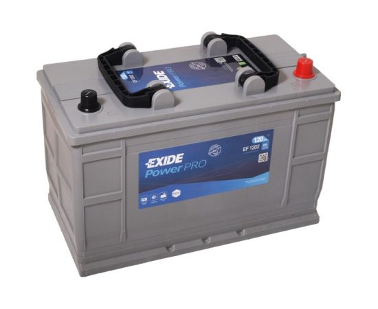 EXIDE POWER PRO EF1202 12V 120Ah 870A(EN) 349x175x235 0/1 EAN3661024035279 Akumulatori