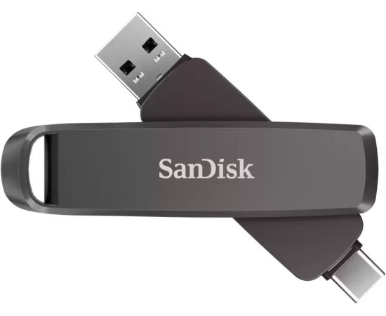 SanDisk Extreme PRO Dual Drive 512GB, Metal Dual Drive,1000/900MB/s, USB Type C + A USB Flash atmiņas