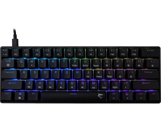 White Shark GK-004121 Shinobi-2 Blue Switch, Black US Klaviatūras