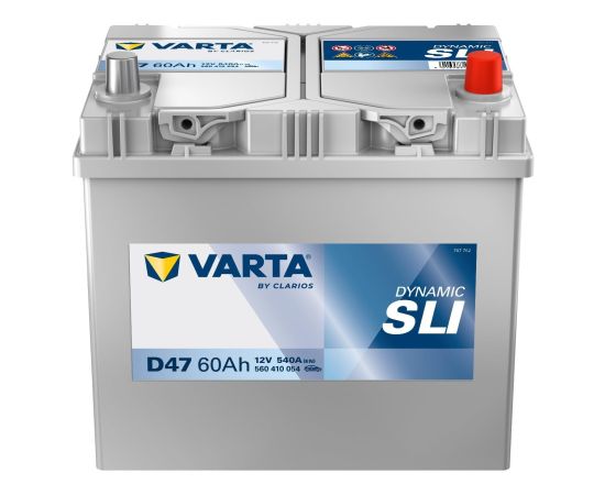 Varta BLUE D47 60Ah 540A (EN) 232x173x225 Startera akumulatoru baterija Akumulatori