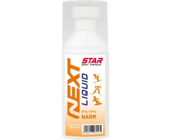 Star Ski Wax Warm 0/-5°C Next Sponge Liquid Race Wax 100ml Fluor Free / 0...-5 °C Средства по уходу