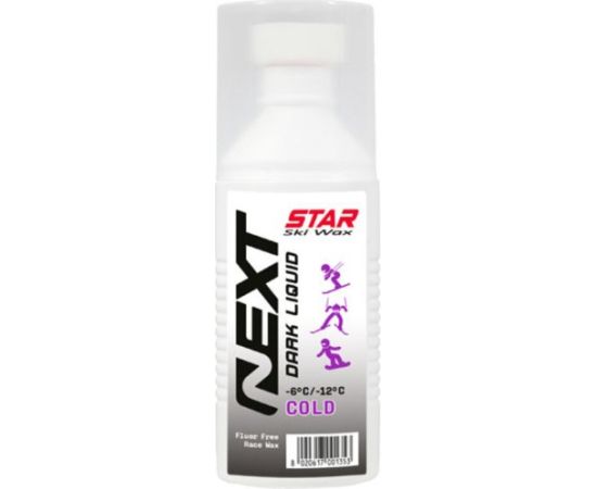 Star Ski Wax Cold -6/-12°C Next Sponge Liquid Dark 100ml Fluor Free Race Wax / -6...-12 °C Средства по уходу