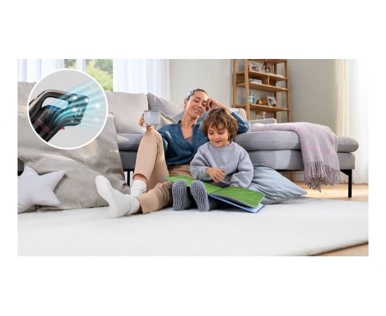 Bosch BCS931GAC stick vacuum/electric broom Battery Dry HEPA Bagless 0.4 L Graphite 3 Ah Пылесосы