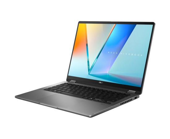 ASUS Vivobook 14 Flip TP3407SA-DS74T Intel Core Ultra 7 256V Hybrid (2-in-1) 35.6 cm (14") Touchscreen WUXGA 16 GB LPDDR5x-SDRAM 1 TB SSD Wi-Fi 7 (802.11be) Windows 11 Home Grey New Repack/Repacked Portatīvie datori