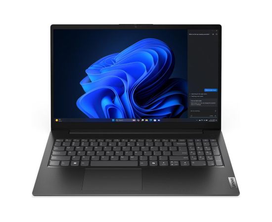 Lenovo V15 G5 IRL i3-1315U 15.6" FHD TN 250nits AG 8GB DDR5 5200 SSD512 Intel UHD Graphics LAN Cam720p 47Wh NoOS Business Black Portatīvie datori