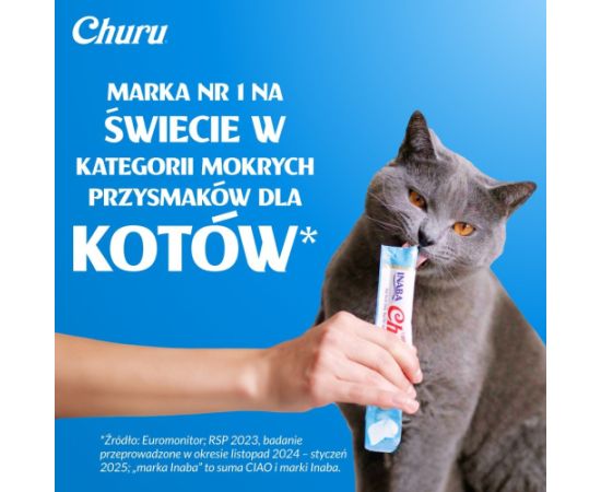 INABA CAT CHURU 120P CHICKEN&TUNE 120x14g Консервы кошек