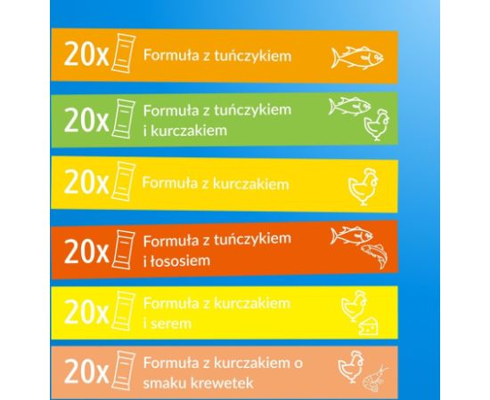 INABA CAT CHURU 120P CHICKEN&TUNE 120x14g Консервы кошек