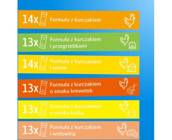 INABA CAT CHURU 80P CHICKEN RECIPE 80x14g Консервы кошек