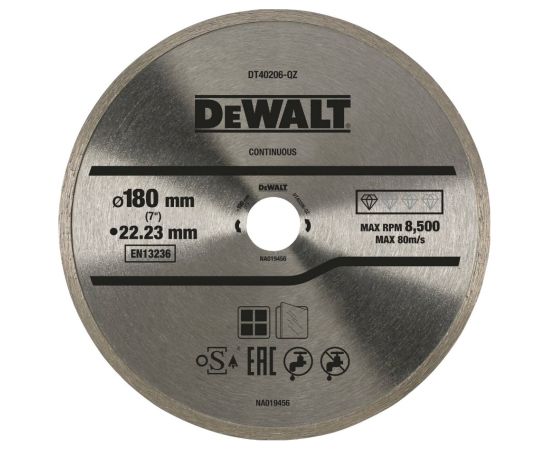 Dimanta griešanas disks DeWalt DT40206-QZ; 180x22,23 mm Различные диски
