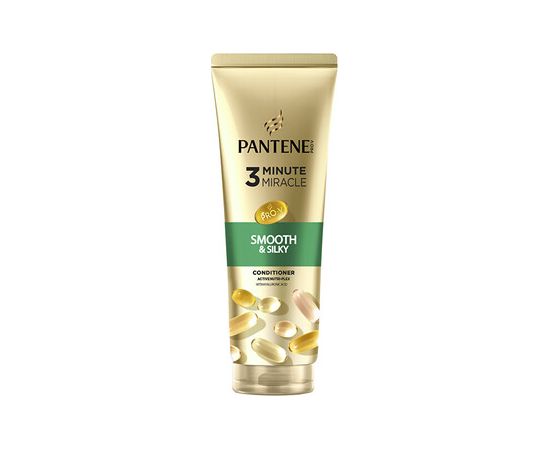 Pantene 3 Minute Miracle Smooth & Silky Conditioner - Vyhlazující kondicionér 220ml Matu kopšana