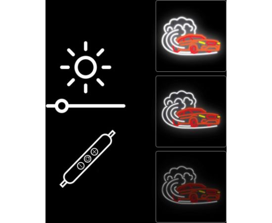 Manta SNL96MT Style Neon Lights CAR DRIFT Dekoratīvais apgaismojums 