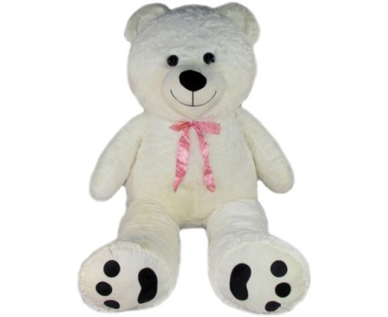 Sun Day Lielais plīša lācis 130 cm (M3766) baltais 167866-BALTS Mīkstās rotaļlietas