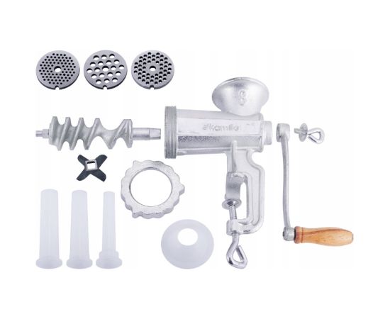 Manuālā gaļas maļamā mašīna, 6522, KAMILLE Gaļas maļamās mašīnas