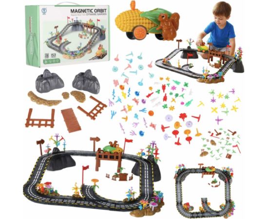 RoGer Stem Магнитная автогоночная трасса Машины и аксессуары