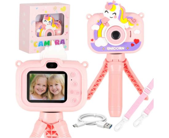 RoGer Детский цифровой фотоаппарат со штативом Vienradzis Машины и аксессуары