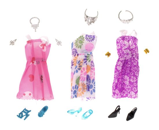 RoGer Leļļu apģērbu aksesuāru komplekts Lelles