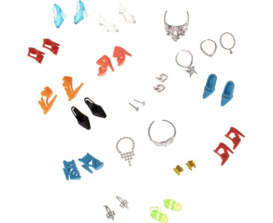 RoGer Leļļu apģērbu aksesuāru komplekts Lelles