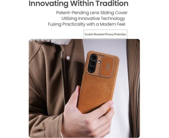 Nillkin Qin Book PRO Case Grāmatveida Maks Telefonam Samsung Galaxy A56 5G Neoriģinālie Maciņi