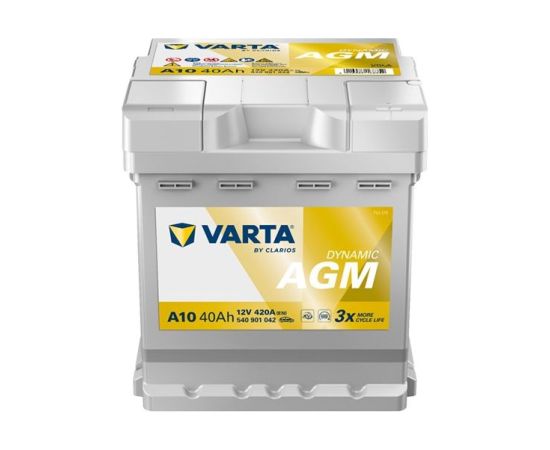 VARTA DYNAMIC AGM A10 12V 40Ah 420A(EN) 175x175x190 0/1 EAN4016987168752 Akumulatori