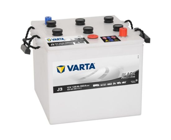 VARTA Promotive HD J3 12V 125Ah(c20) 950A(EN) 286x269x230mm 2/1 B00 EAN4016987129142 Akumulatori