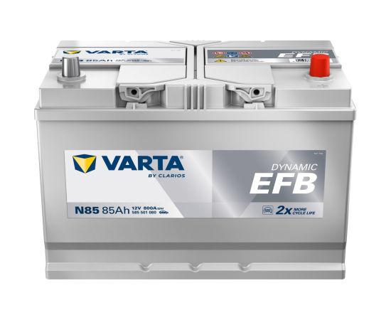 VARTA DYNAMIC EFB N85 12V 85Ah 800A(EN) 306x173x225 0/1 EAN4016987167298 Akumulatori