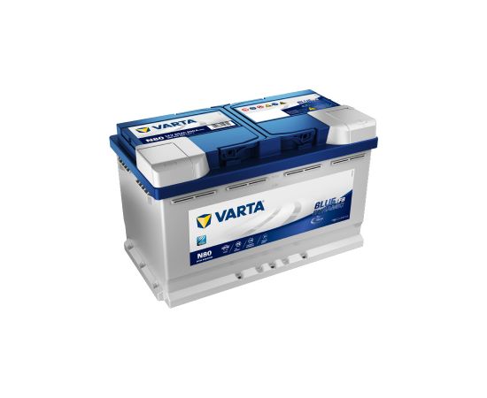 VARTA Blue Dynamic EFB N80 12V 80Ah 800A (EN) 315x175x190 0/1 EAN4016987152324 Akumulatori
