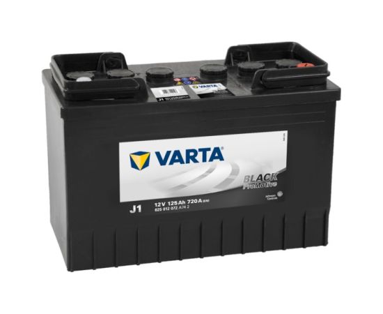 VARTA PROMOTIVE BLACK J1 12V 125Ah 720A (EN) 349x175x290 0/1 EAN4016987129128 Akumulatori