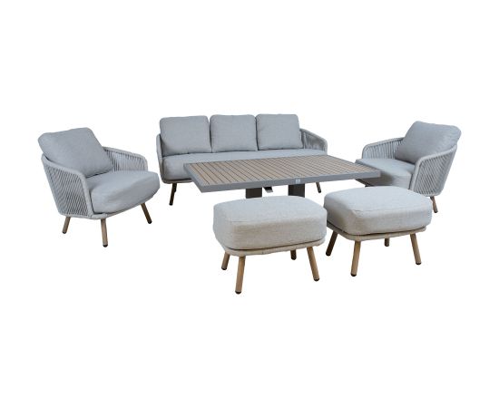 Garden furniture set MALISE 6-parts, beige Новинки Для дома и сада 