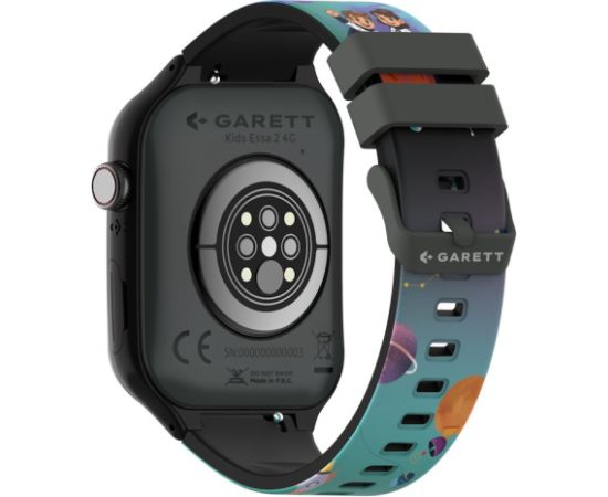 Išmanusis laikrodis  vaikams su lietuvišku meniu Garett Kids Essa 2 AI 4G Black Rokas pulksteņi 