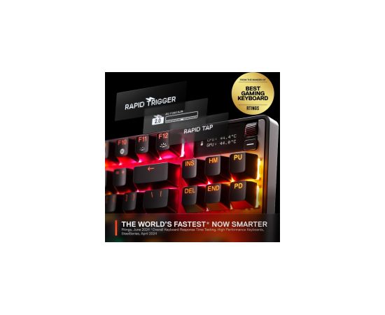 Klaviatūra SteelSeries Apex Pro TKL Gen 3 Black Клавиатуры