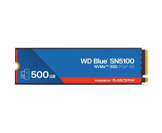 SSD PCIE G4 M.2 NVME 500GB BLU/SN5100 WDS500G5B1E SANDISK Жесткие диски (SSD)