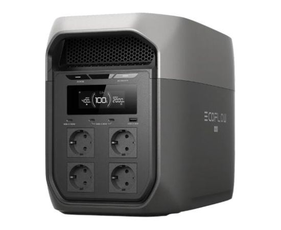 EcoFlow DELTA 3 Max Series 2048Wh Portable Power Station extra battery Akumulatoru spēkstacijas