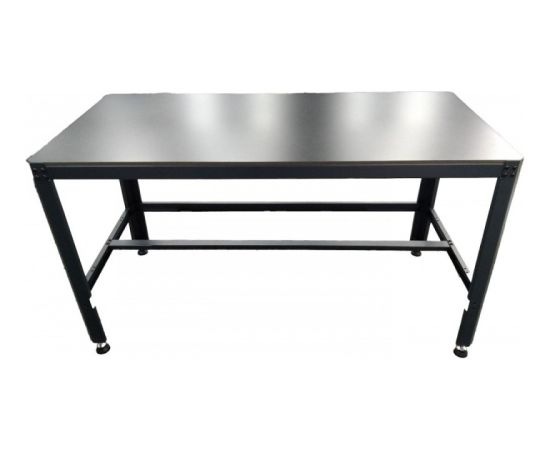 Industriālais darba galds 2mm tērauda rāmis /1000kg "BLACK EDITION", 12mm HD saplāksnis, 1565*770*890mm, JBM Darbagaldi un darbnīcu mēbeles 