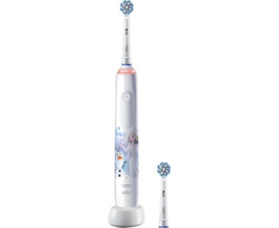 Oral-B PRO Junior Frozen Elektriskā Zobu Birste Bērniem Balta Elektriskās zobu birstes