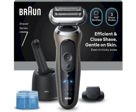 Braun Series 7 72‑C7200Cc Wet&Dry Elektriskais skuveklis Jaunumi - Skaistums