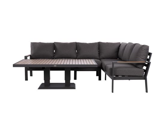 Garden furniture set RIO corner sofa and table, dark grey Новинки Для дома и сада 