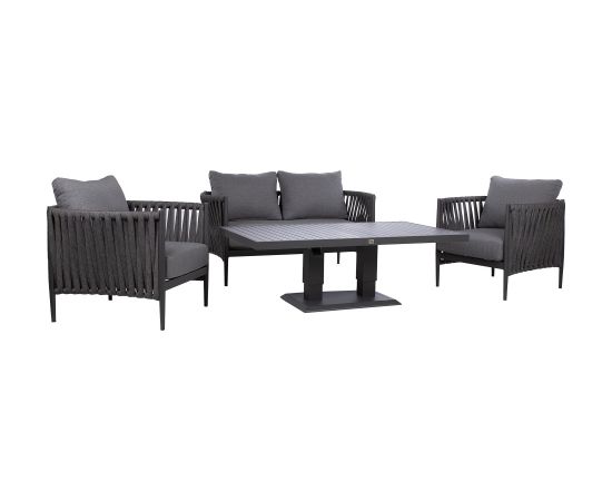 Garden furniture set BRISTOL table, sofa and 2 chairs, grey Новинки Для дома и сада 