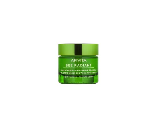 Apivita Bee Radiant Signs of Aging & Anti-Fatigue Gel-Cream - Lehký gelový krém proti stárnutí a na zpevnění pleti 50ml Ķermeņa kosmētika